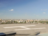 Вертолетная площадка на крыше здания БЦ